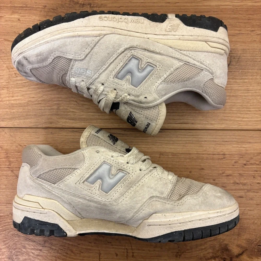 NEW BALANCE 550 Sneakers Womens Size 7.5 Light Grey Streetwear Comfort BBW550HD‎